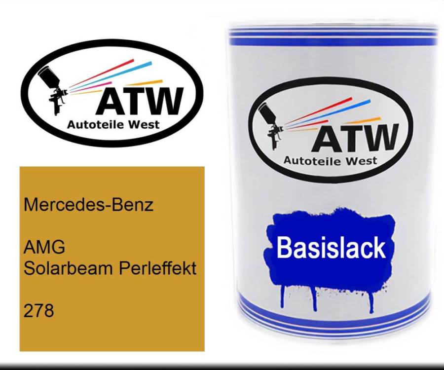 Mercedes-Benz, AMG Solarbeam Perleffekt, 278: 500ml Lackdose, von ATW Autoteile West.